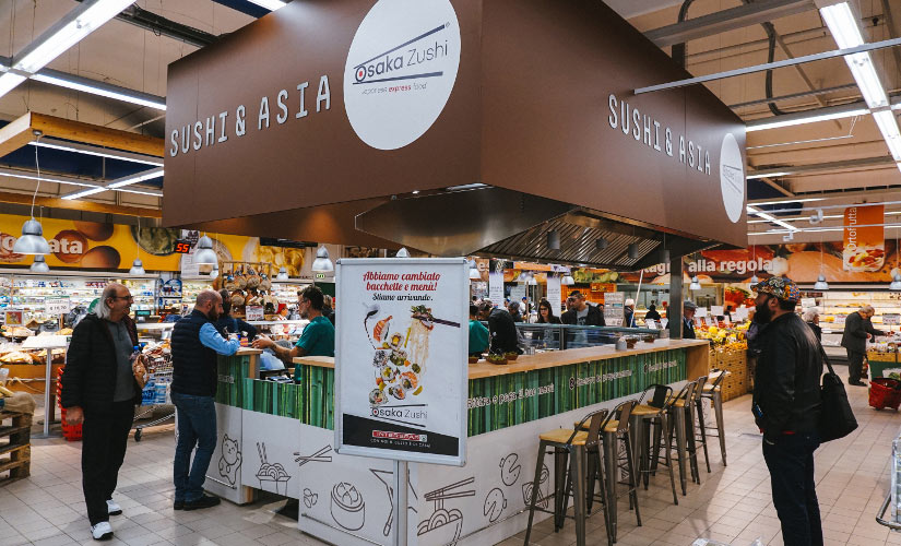 Nuovo corner sushi Interspar di Ragusa
